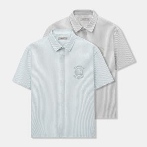 Áo Sơ Mi Nam Tay Ngắn Campus League Form Boxy