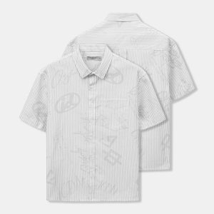 Áo Sơ Mi Nam Tay Ngắn Soft Mark Form Boxy