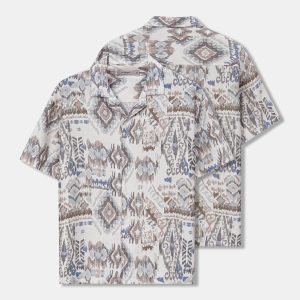 Áo Sơ Mi Nam Tay Ngắn Summer Tribal Form Relaxed