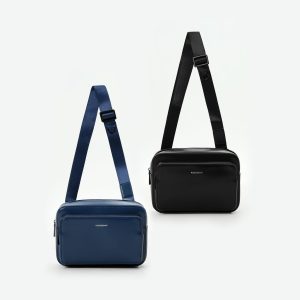 Túi Nam Đeo Chéo Minimalist PU Multi-Pocket
