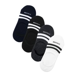 Vớ Lười Nam Nhấn Sọc Mũi Chân Twinline